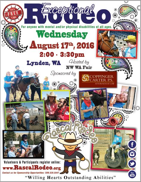 Rascal Rodeo Flyer Aug 17th 2016 Lynden, WA