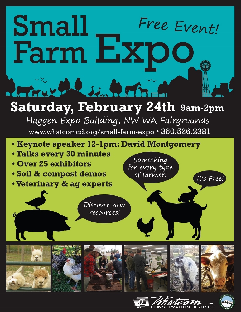 3rd Annual Whatcom County Small Farm Expo Coming Up!