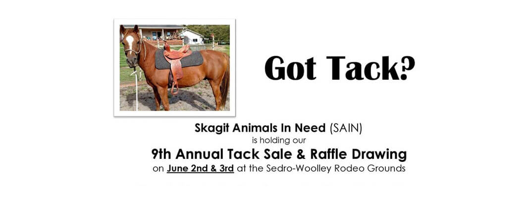 SAIN Offers Great Deals and Education at Annual Tack Sale - June 2 & 3
