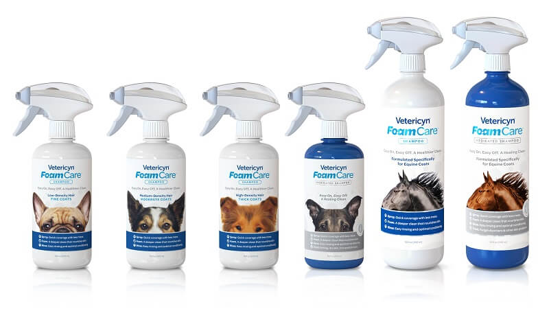 Vetericyn FoamCare™ Shampoo from Innovacyn Is Specifically Formulated For Specific Coat Types With Innovative Foaming Spray